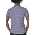 thumbnail image 2 of Men's Short Sleeve Polo Shirt Modern Pattern Golf Gray, 2 of 3