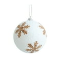 thumbnail image 2 of TUITOONM White Foam Snowball Pendant Christmas Balls Ornaments Upgrade Shatterproof Christmas Tree Decorative Props for Festival Wedding Party Decoration, 2 of 5