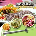 thumbnail image 4 of Stainless Steel Scallion Cutter | Vegetable Shredder Slicer Separator | Uniform Strip Spiralizer Tool | High-Hardness Rust-Resistant | Easy Clean | 11cm Length, 4 of 7