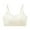 White, variant on Women's Everyday Bra Seamless Wirefree Bralette Solid Color Underwear Teens Workout Breathable Push Up Comfort Bra Black L