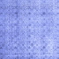 thumbnail image 1 of Ahgly Company Indoor Square Persian Blue Traditional Area Rugs, 3' Square, 1 of 4