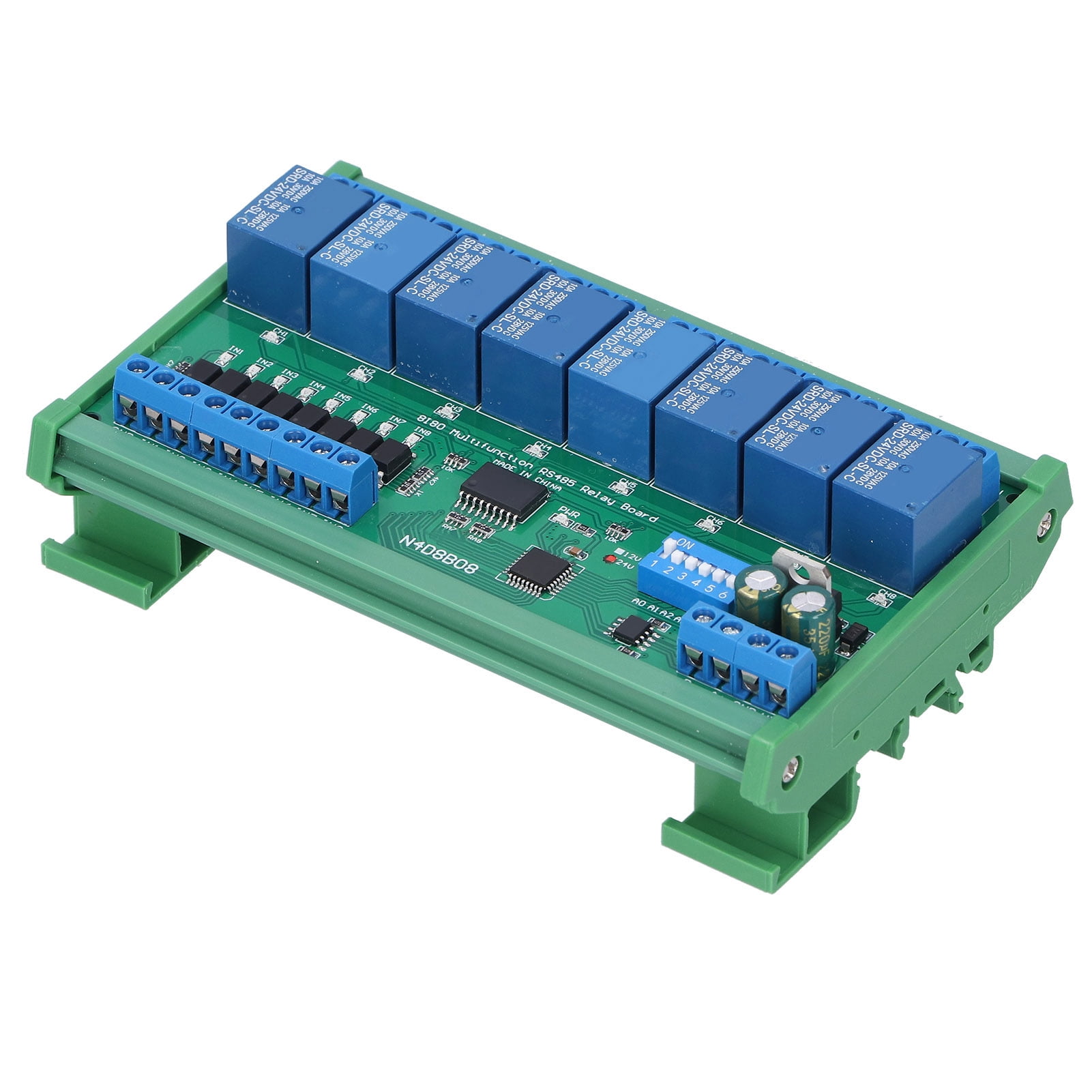 Módulo de relé RS485 gran capacidad de contacto 6 modos de trabajo ...
