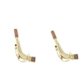 thumbnail image 1 of 2x 1 pieza de latón Eb alto saxofón cuello de repuesto 24,5 diámetro junta shamjiam Mástil de saxofón alto, 1 of 9