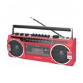 thumbnail image 1 of AudioBox RXC-25BT Retrobox Wireless Speaker System w/ Cassette Player, Red, 1 of 2