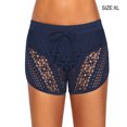 thumbnail image 4 of Soidarity Traje de baño Pantalones cortos Calzoncillos de baño Secado rápido Absorción de sudor Ahuecado Bañadores de playa Cintura alta Traje de Deportes acuáticos Azul SG Soidarity OD020844-10B, 4 of 6
