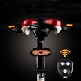 thumbnail image 4 of Tail Light USB Rechargeable LED Night Induction Lamp | 32 Bright Beads | Waterproof | 150 ft Visibility | Wireless Remote Control | Outdoor Cycling Accessory | 36 hr Runtime | 1 Pack, 4 of 9