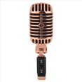 thumbnail image 5 of MicróFono CláSico CláSico con Cable Profesional MicróFono Vocal DináMico para Karaoke en (Oro Rosa), 5 of 5