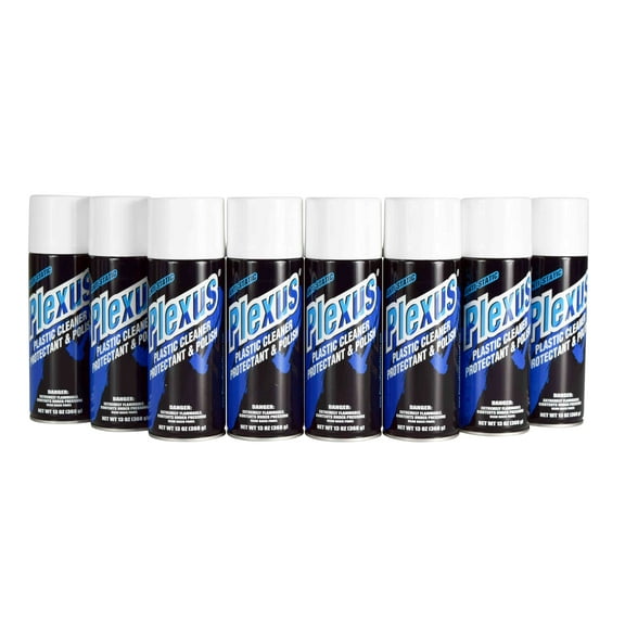Plexus Plastic Cleaner Protectant & Polish 13oz Can 8 Pack MADE In the USA