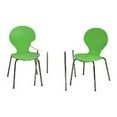 thumbnail image 1 of Giftmark 3012GR Modern Childrens Table and  2 Chair Set with Chrome Legs - Green, 1 of 1