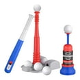 thumbnail image 1 of TEE Ball Juego para niños Juegos de béisbol de béisbol Juegos al aire libre Practice lanzador de béisbol con camiseta de bateo ajustable para niños, 1 of 7