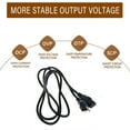 thumbnail image 3 of K-MAINS 6ft AC Power Cord Replacement for Smooth SMT 6.1P Treadmills & Tempo Fitness Evolve CT TM322, 3 of 5