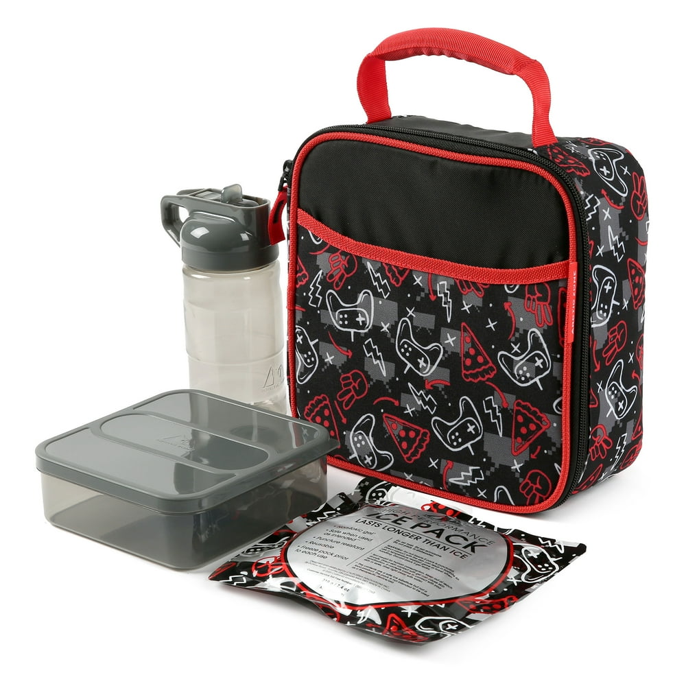 Arctic Zone Lunch Box With Accessories And Microban Protected Lining 