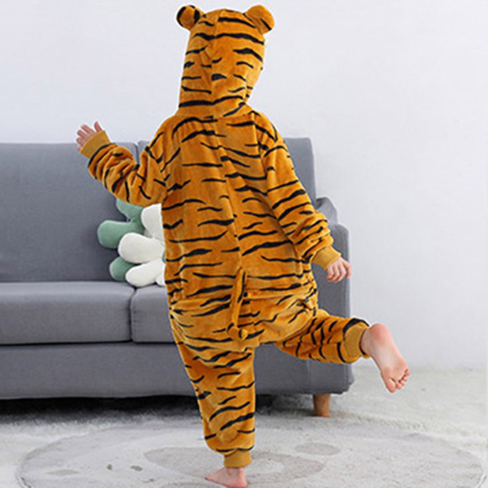 CUZIBR Baby Boys Girls Rabbit Animal Winter Romper Jumpsuit Oneise One-Pieces Hoodie Long Sleeve Sets Outfits Leisure Dailywear For Toddler,Yellow,5-6 Years