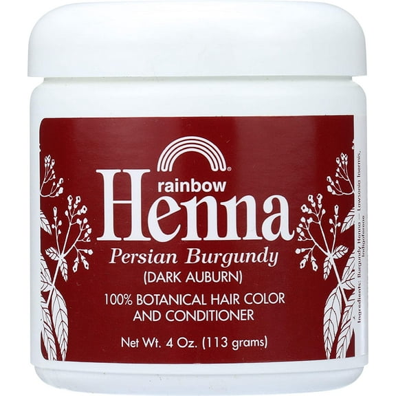 Henna Persian Burgundy 100% Botanical Hair Color & Conditioner, 4oz, 2-Pack
