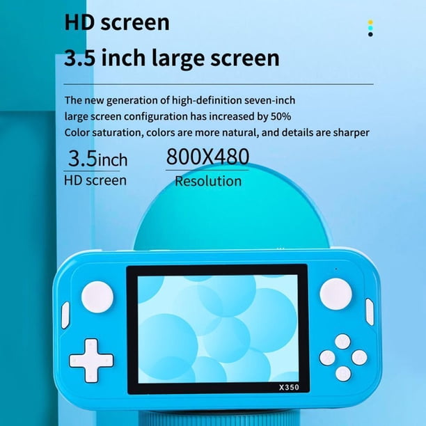 Reproductor de juegos portátil con pantalla IPS HD de 3,5 pulgadas, consola de videojuegos Retro