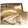 thumbnail image 1 of Divatex Home Fashions Royal Opulence Satin Twin Sheet Set, Brass, 1 of 1