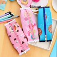 thumbnail image 2 of Kawaii Large-Capacity Simulation Biscuit Pencil Case PU Stationery Bag Pen Box, 2 of 9