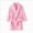 Pink 0626, variant on Boys Girls Kids Robe Hooded Bathrobe Boys Girls Soft Plush Flannel Pajamas with Belt Unisex Solid Color 2-12T Toddler Winter Clothes for Kids,Black,Size 9-10T