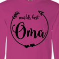 thumbnail image 4 of Inktastic World's Best Oma Long Sleeve T-Shirt, 4 of 5