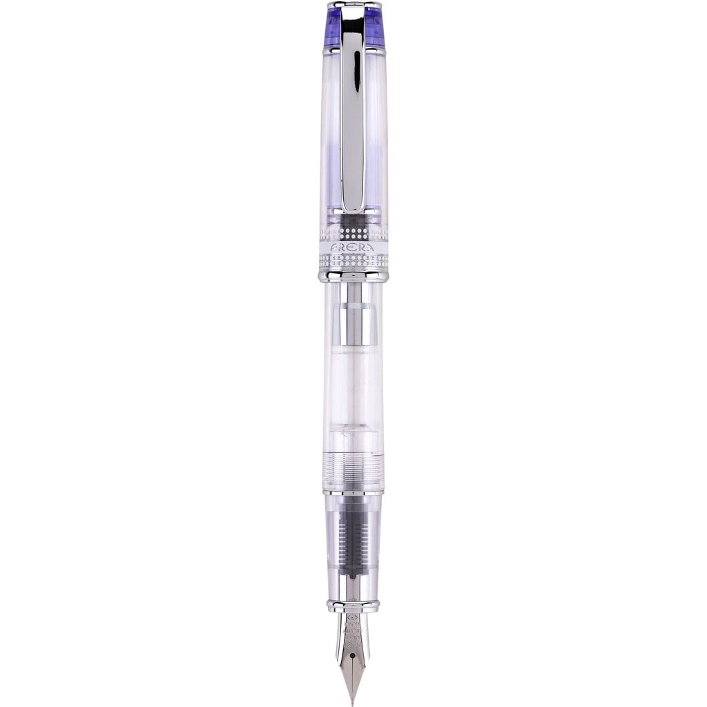 Pilot Prera Fountain Pen - Blue & Clear Body - Medium Point
