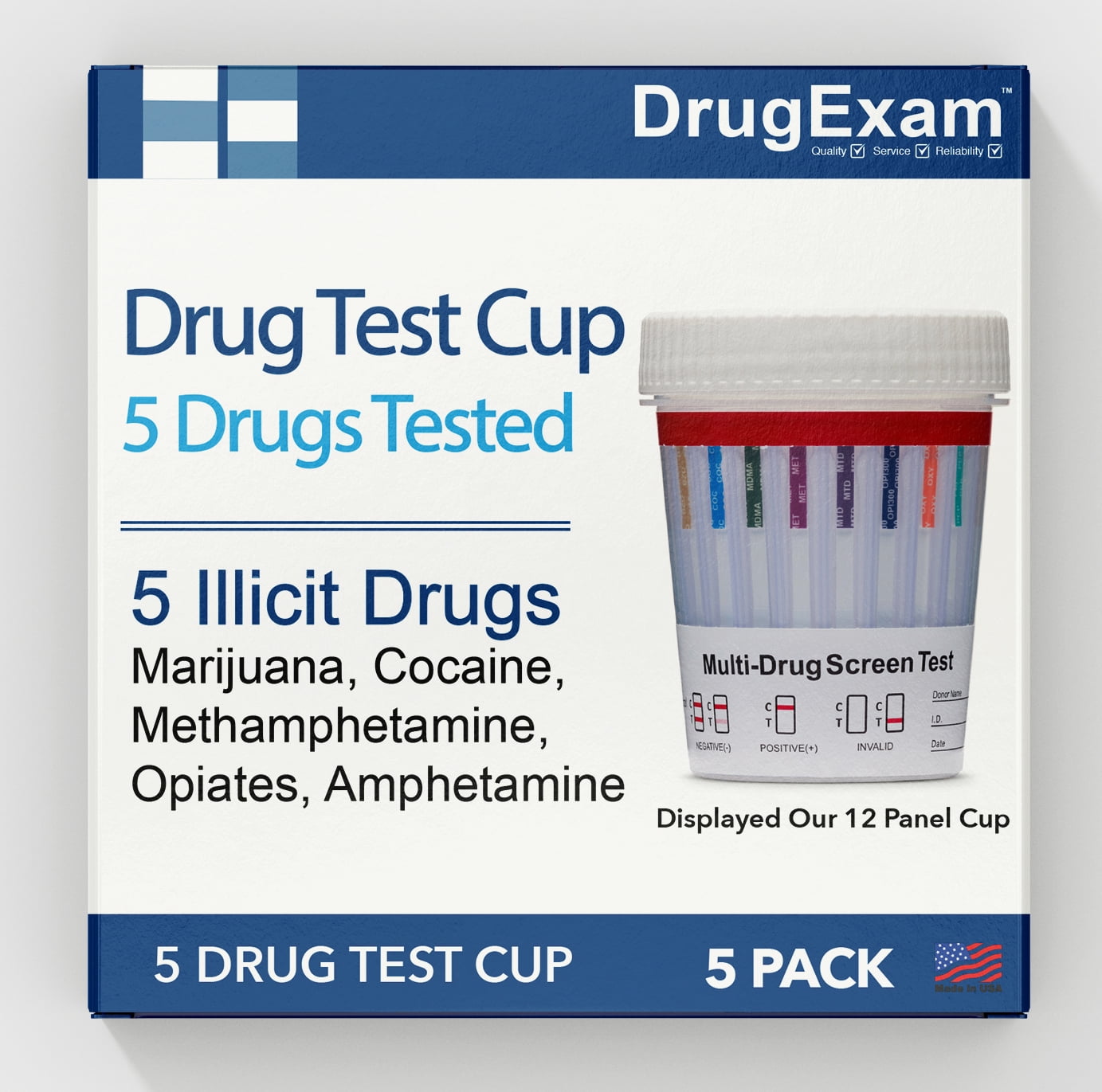 5 Pack DrugExam Made in USA