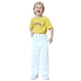 thumbnail image 3 of TOPTIE Adult Kids Karate Pants Martial Arts Pants Student Karate Gi Pants-White-Size 3, 3 of 8