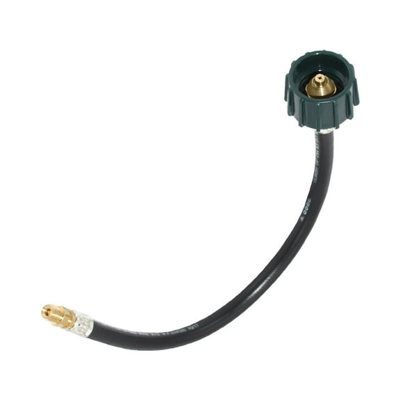 Flame King 15 in Propane Tank Pigtail Hose Connector for RV, Van or Trailer, 2-Stage Regulator Compatible