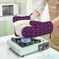 thumbnail image 7 of Honeii Cute Crabs patten Oven Mitts and Pot Holders Sets, Baker Oven Mitts, Mittens for Kitchen Decor, Baking Lover over Gloves Gifts, 7 of 7