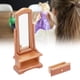thumbnail image 4 of Espejo De Tocador Para Casa De Muñecas Con Cajón, Vívido, Realista, Compacto, Portátil, Elegante, Espejo De Tocador Para Casa De Muñecas 1:12 Para Jardín De Infantes Para El, 4 of 7