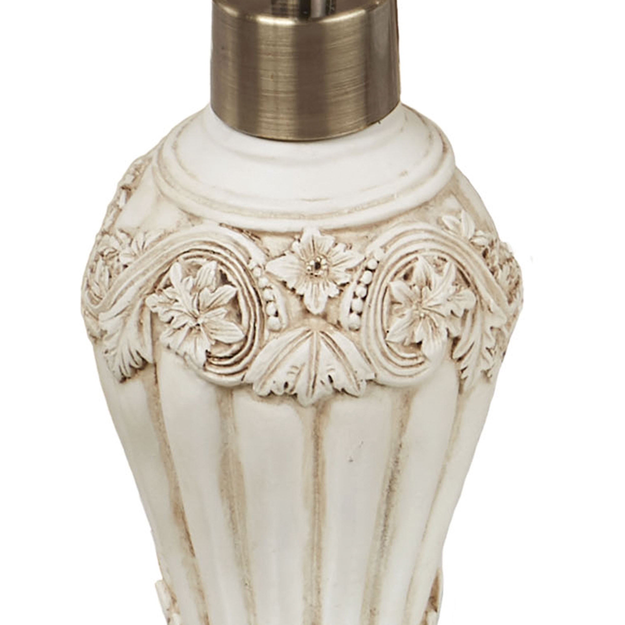 Flowering Medallion Lotion Soap Dispenser Antique Ivory Soap Dispenser