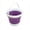#4 Purple【1x Silicone Folding Bucket】, variant on Silicone Foldable Art Water Bucket, Multifunctional Brush Washer and Portable Collapsible Painting Cup for Acrylic, Watercolor, and Oil Artists, SouMaox