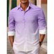 thumbnail image 1 of Camisa hawaiana 2024, camisa casual de moda para hombre, color claro, botón, nueva camisa de solapa de manga larga para hombre, talla grande XS-6XL, 1 of 6