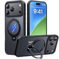 thumbnail image 1 of DOMAVER pour iPhone 17 Pro Max, Étui avec Support Magnétique 360, [Compatible MagSafe] [Protection 4X de Qualité Militaire] Étui Mince pour iPhone 17 Pro Max, 6,10 Pouces, Noir, 1 of 7