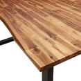 thumbnail image 5 of vidaXL Dining Table with Live Edge 200x90x75 cm Solid Wood Acacia, 5 of 5