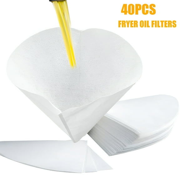 ACDANC Fryer Oil Filter Cone Filters Non Woven Filter Cones Filter Cooking Oil Filter Cones for Maple Syrup Making and Oil, Maple Syrup Filters, Beeswax Filters, Grease Filter Cones