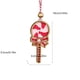 thumbnail image 3 of xihome Adorno navideño de madera roja con escena pintada, colgante de virutas de madera, decoracin navideña, 3 of 6