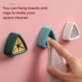thumbnail image 3 of Punch Free Bathroom Organizer Towels Storage Hanger Plug NICE Rack Holder L.AU R8Y8, 3 of 8