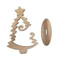 thumbnail image 2 of Meitianfacai Décoration de Noël Arbre de Noël en Bois Support Suspendu Boules de Noël Artisanat de Bureau Ornements, 2 of 7