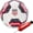 White 167, variant on Icon Sports U.S. Soccer Official Licensed Soccer Ball - Patterned [White Red] Size 5
