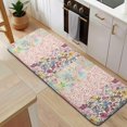 thumbnail image 5 of Pioneer Flower Floral Print Pattern Kitchen Rug Mat,Kitchen Runner Rugs Non Skid Washable,Decorative Kitchen Floor Mats for Kitchen,Sink,Laundry,17"x47.2", 5 of 7