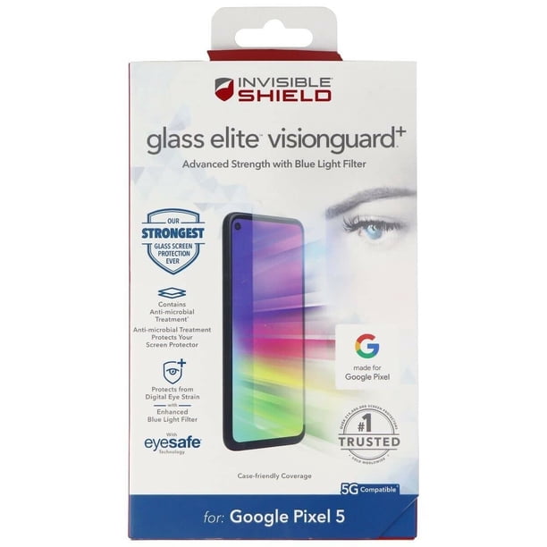 Protector De Pantalla Zagg Glass Elite Visionguard+ (Google Pixel 5)