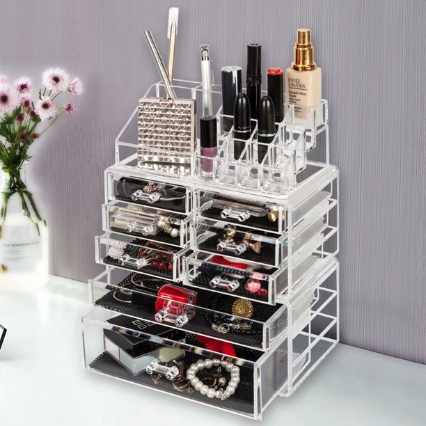 Clear Acrylic Makeup Organizer - Clear Acrylic Makeup Storage Drawers Clear Acrylic Makeup Organizer - Clear Acrylic Makeup Storage Drawers
