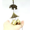 thumbnail image 4 of Yesbay Vintage Elephant Metal Wind Chimes Antirust Bell Hanging Window Balcony Decor,Wind Chimes, 4 of 7