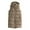 Beige, variant on YDDIAN Oversized Long Down Vest for Women Outdoor Coats with Hood Long Puffer Vest Winter Coats Sleeveless Warm Jacket Khaki S