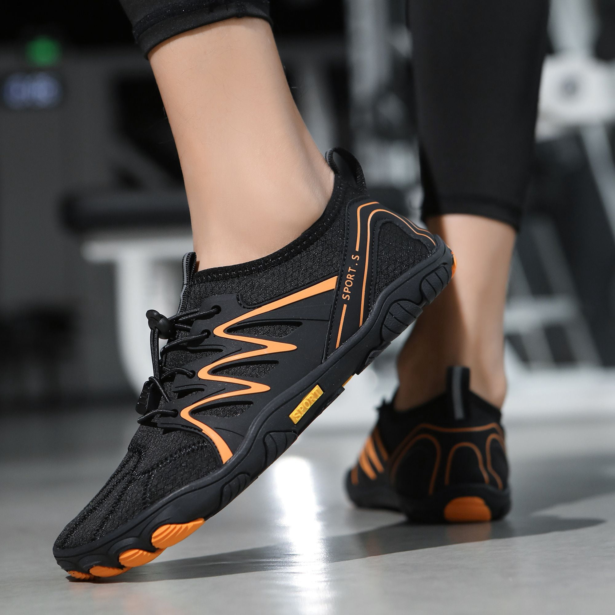 BERANMEY Barefoot Shoes for Women & Men Wide Toe Box Hiking Water Shoes Non-Slip Breathable Swim Surf Shoes for Beach Pool Aqua Running & Walking Fast Drainage & Waterproof Design