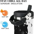 thumbnail image 3 of 30oz Cat Tumbler with Lid and Straw, Stainless Steel Insulated Water Bottle – Cute Funny Cat-Themed Gift for Women, 3 of 6