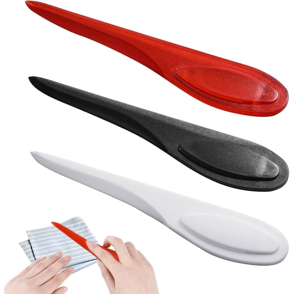 FEKOTS Plastic Point Turner Seam Creaser Tool for Sewing Quilting 3 Pcs Red White Black,point turner and seam creaser