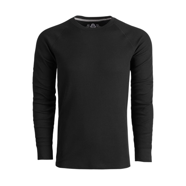 American Rag Mens Long-Sleeve Thermal Basic T-Shirt deepblack S