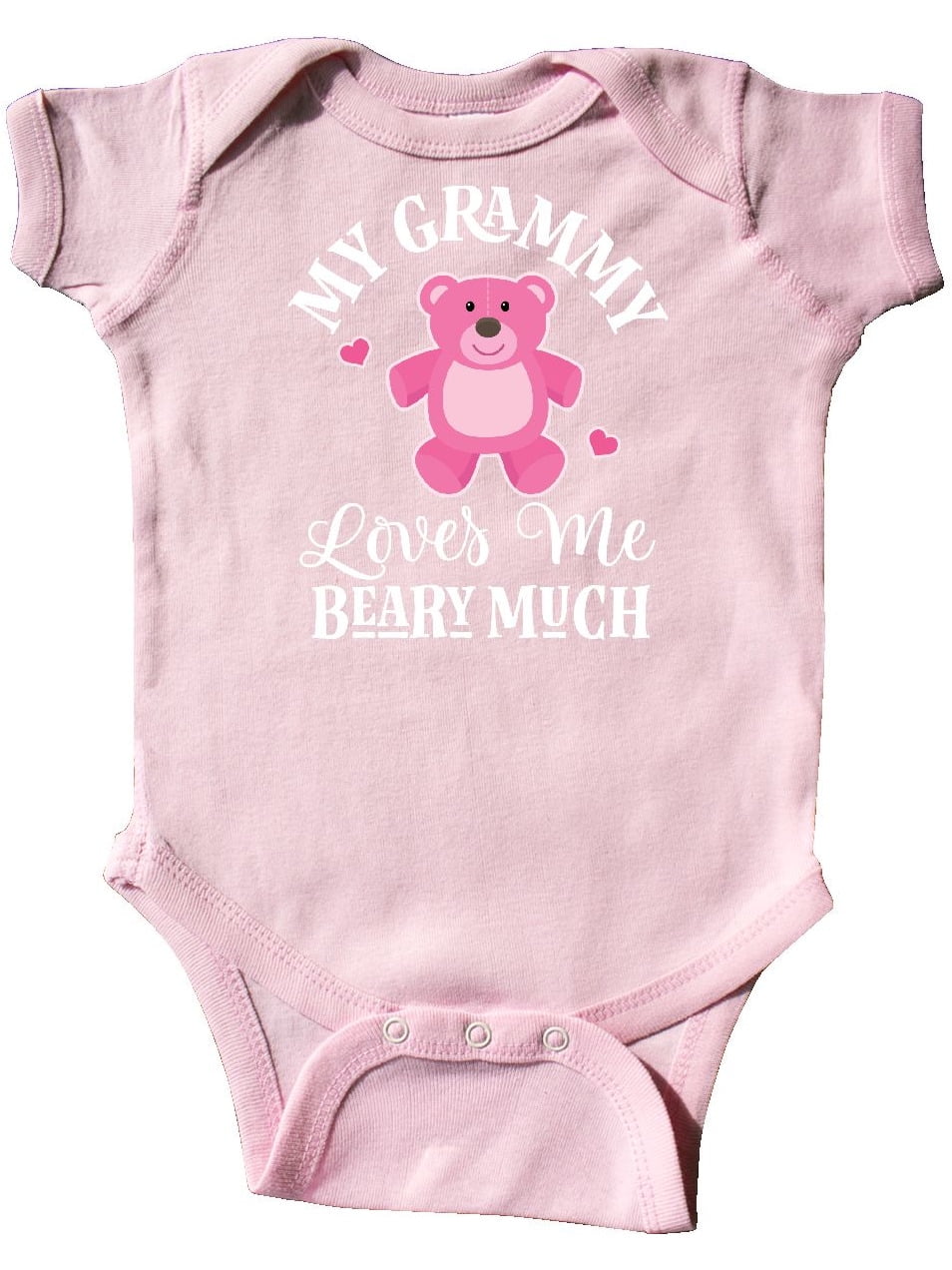 Cute Bear Long Sleeve Creeper inktastic Grammy Loves Me Beary Much