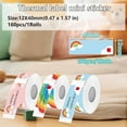 thumbnail image 3 of 2 Rolls Thermal Color Label Tape Compatible with Phomemo D30/Q30/D35 – 12mm x 40mm (0.47"x1.57") Thermal Self-Adhesive Sticker Rolls, 2 Rolls, Compatible with Non-RFID Printers, 3 of 7